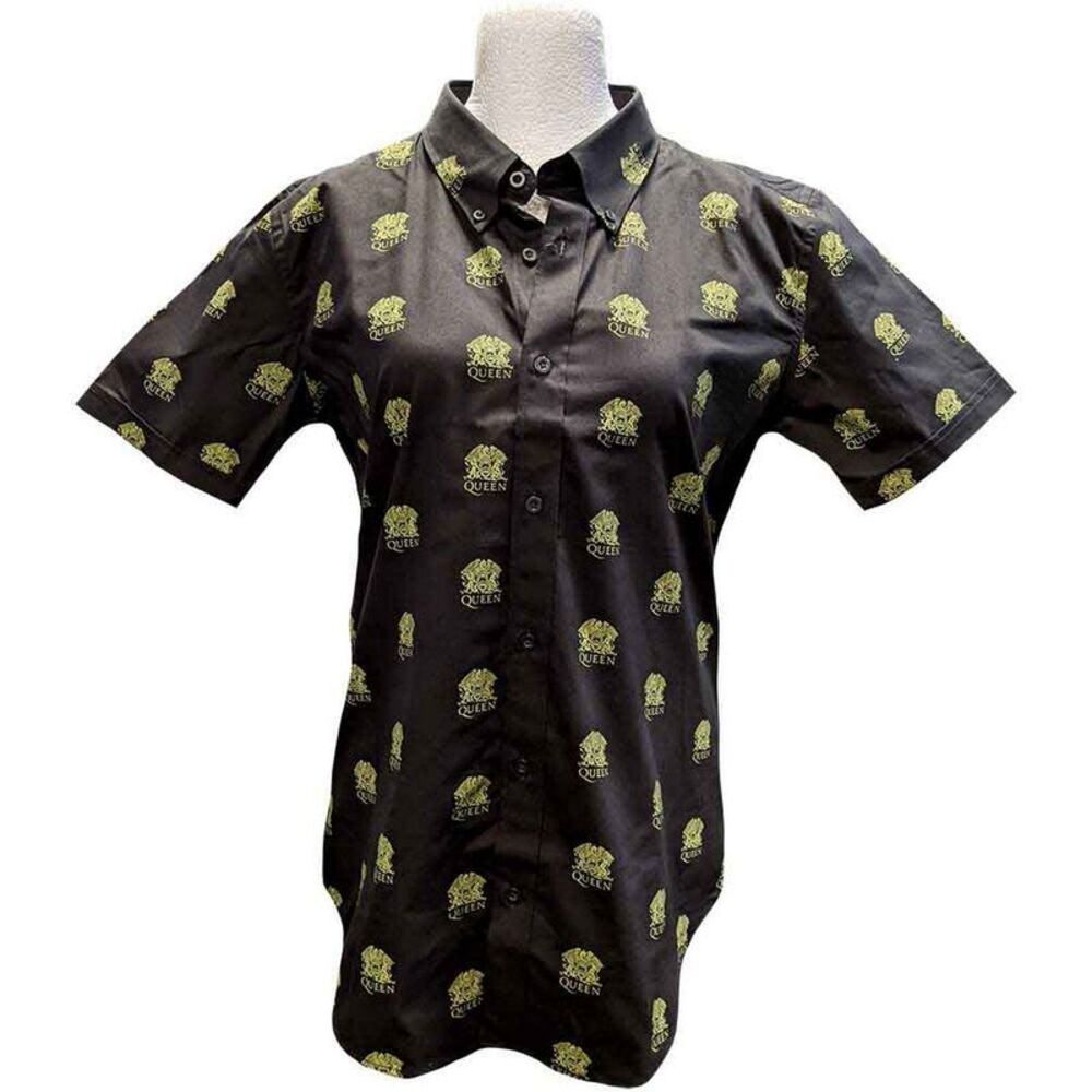 Queen Unisex Adult All-Over Print Shirt / Black